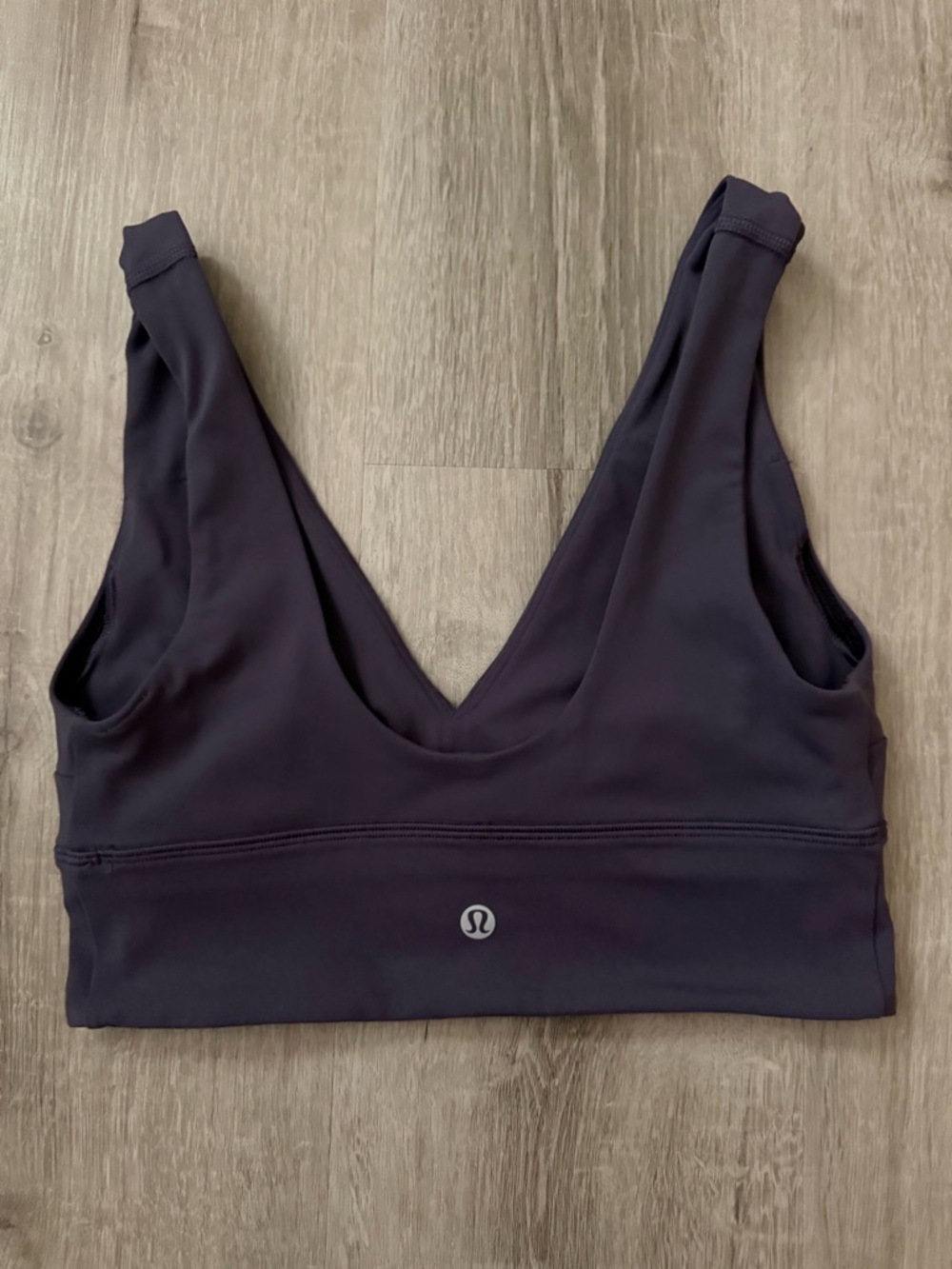 Women's Deep V Bralette - Black - Picture 2 of 3
